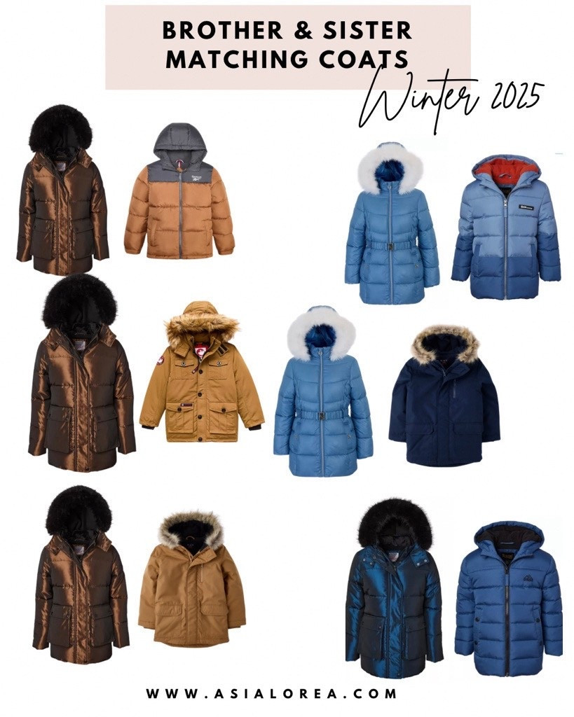 Matching coats for siblings is my love language. Shop my favorite for brother-sister duos !! #LTKkids