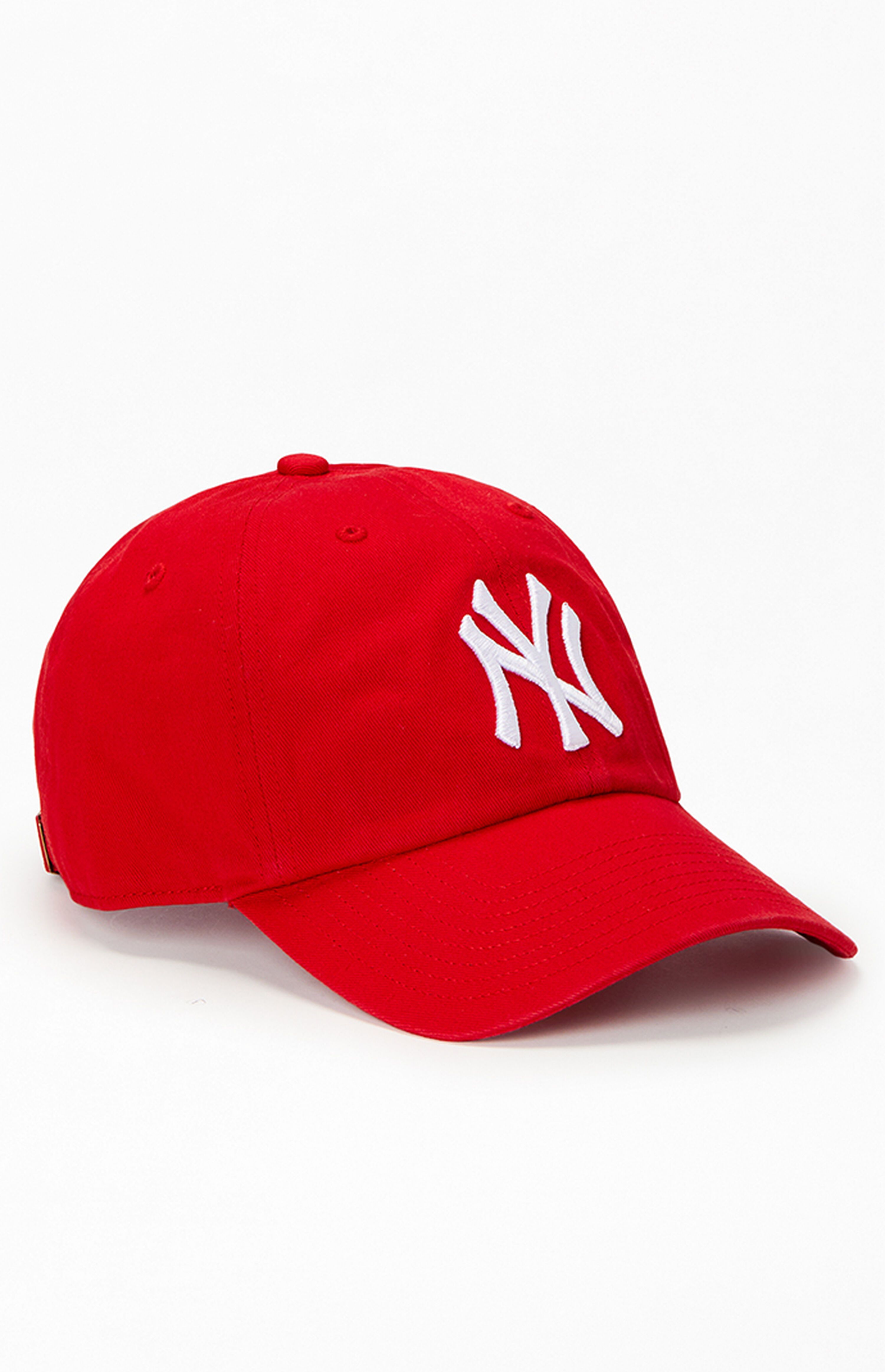 47 Brand Red NY Yankees Dad Hat | PacSun