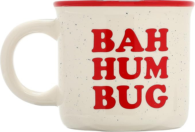 Pearhead Bah Hum Bug Christmas Camper Mug, Holiday Home Décor, Seasonal Coffee Mug, Stocking Stu... | Amazon (US)