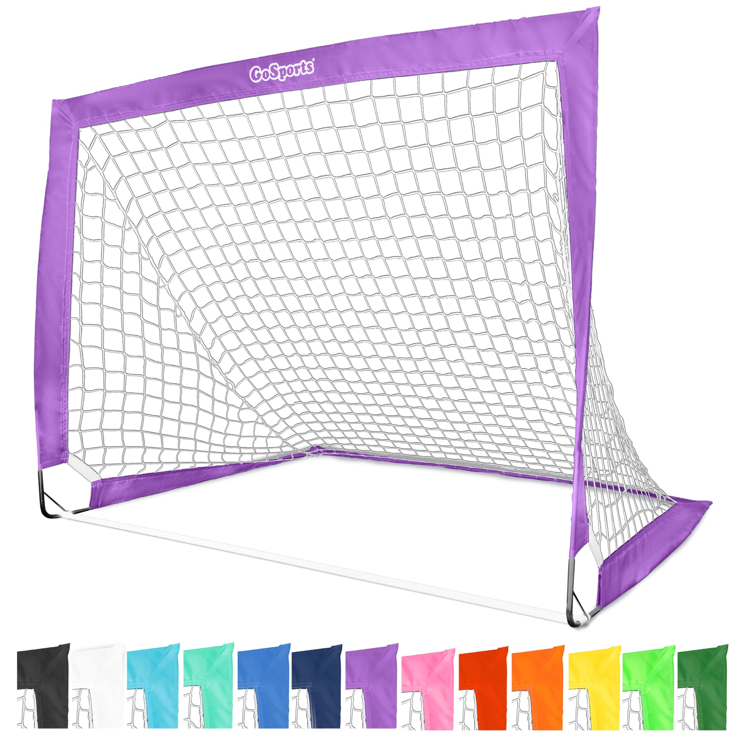 GoSports Portable Soccer Goals for Kids - 13 Color Options - Choose 4 x 3 ft or 6 x 4 ft - Team T... | Amazon (US)