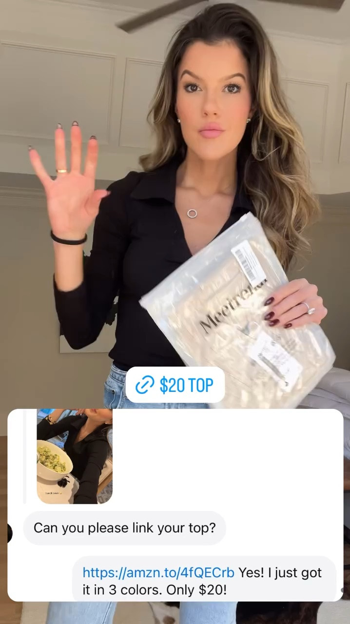 I love this $20 Amazon top. I ordered it in three colors. I wear a size small.

#LTKSaleAlert #LTKCyberWeek #LTKFindsUnder50