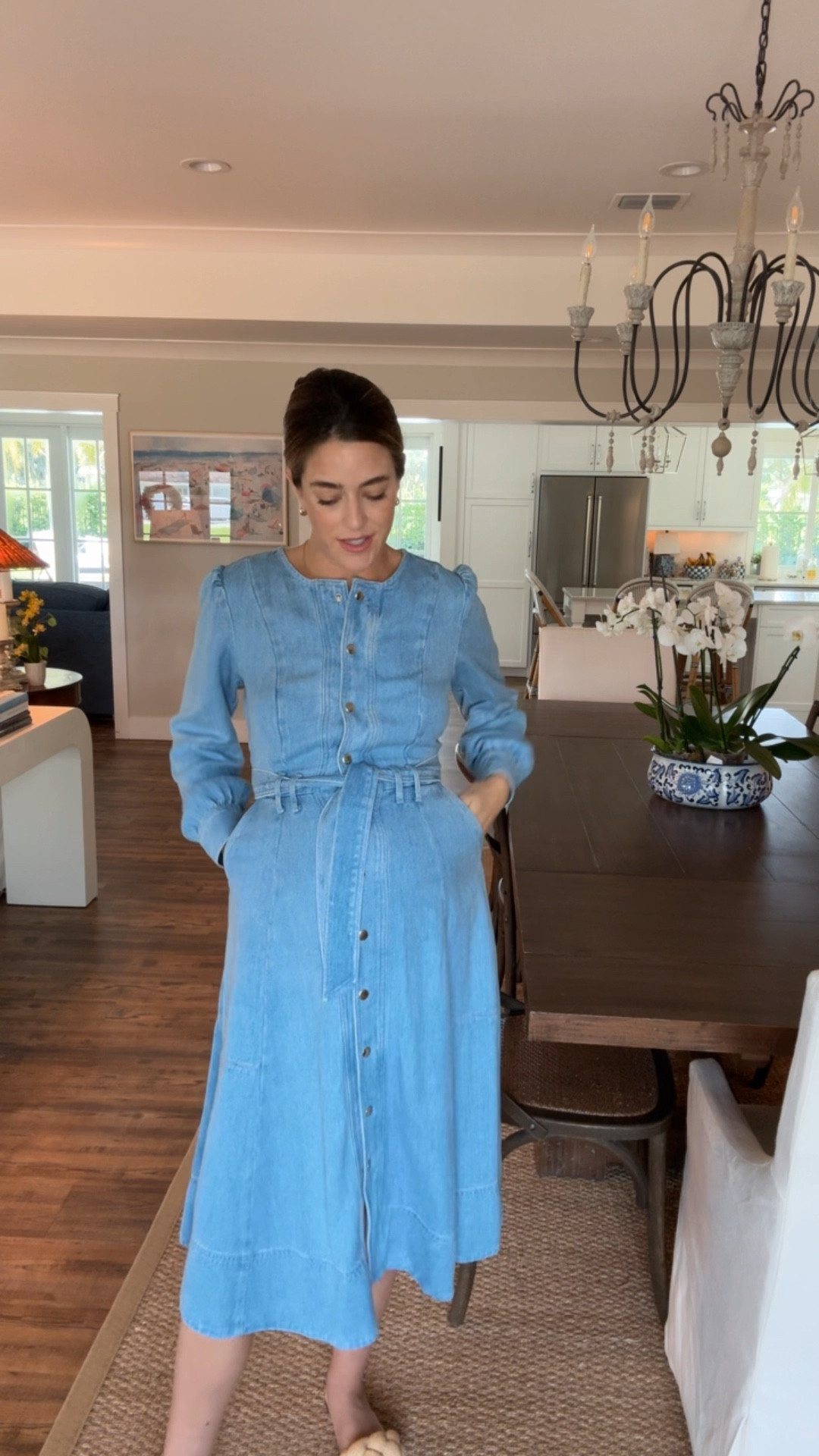 Sezane dress in a size 6

#LTKSeasonal #LTKBump #LTKVideo