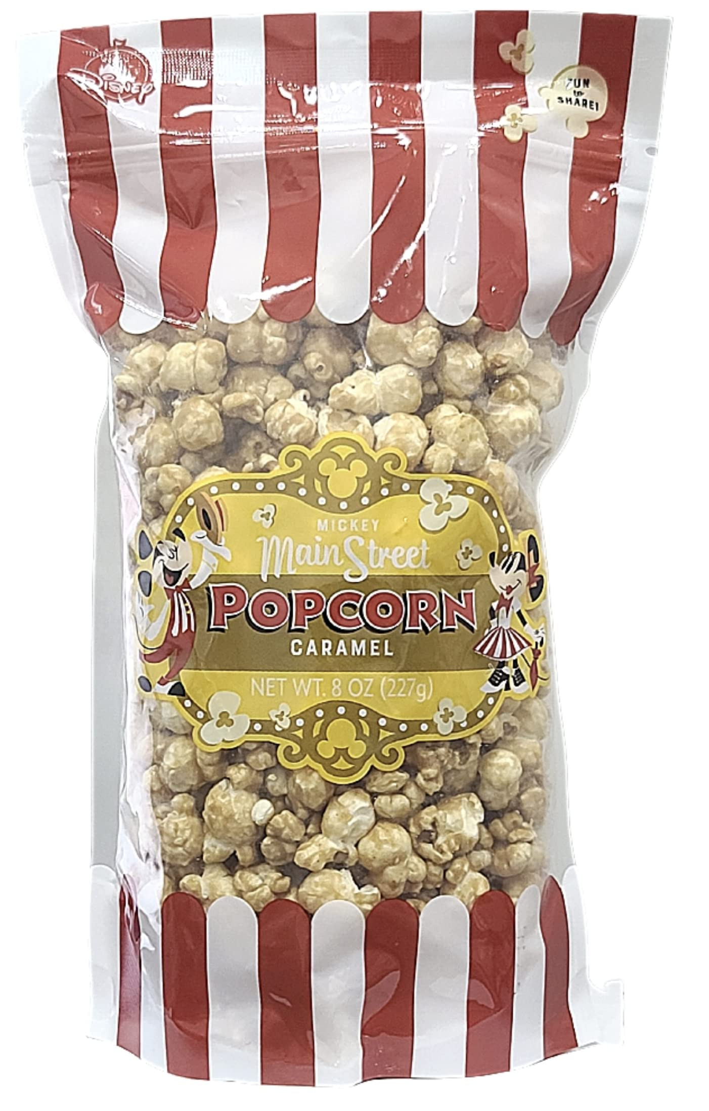 Disney Main Street Popcorn Company Mickey Mouse Caramel Popcorn 8 oz | Amazon (US)