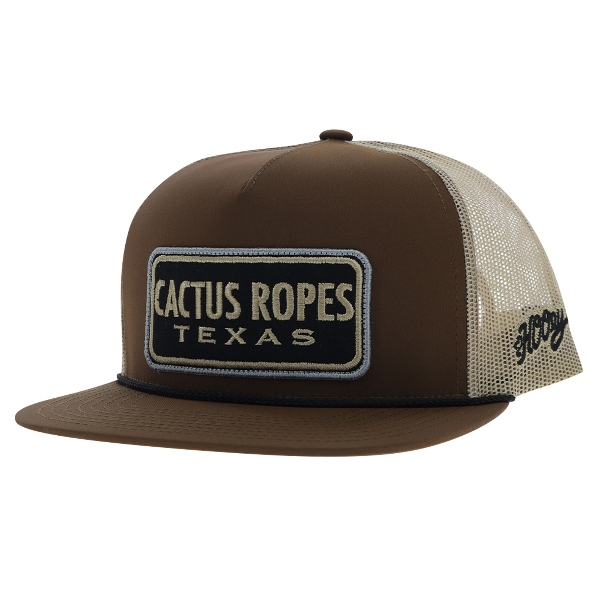 HOOey Cactus Ropes Snapback Hat - Brown/Tan | Lids