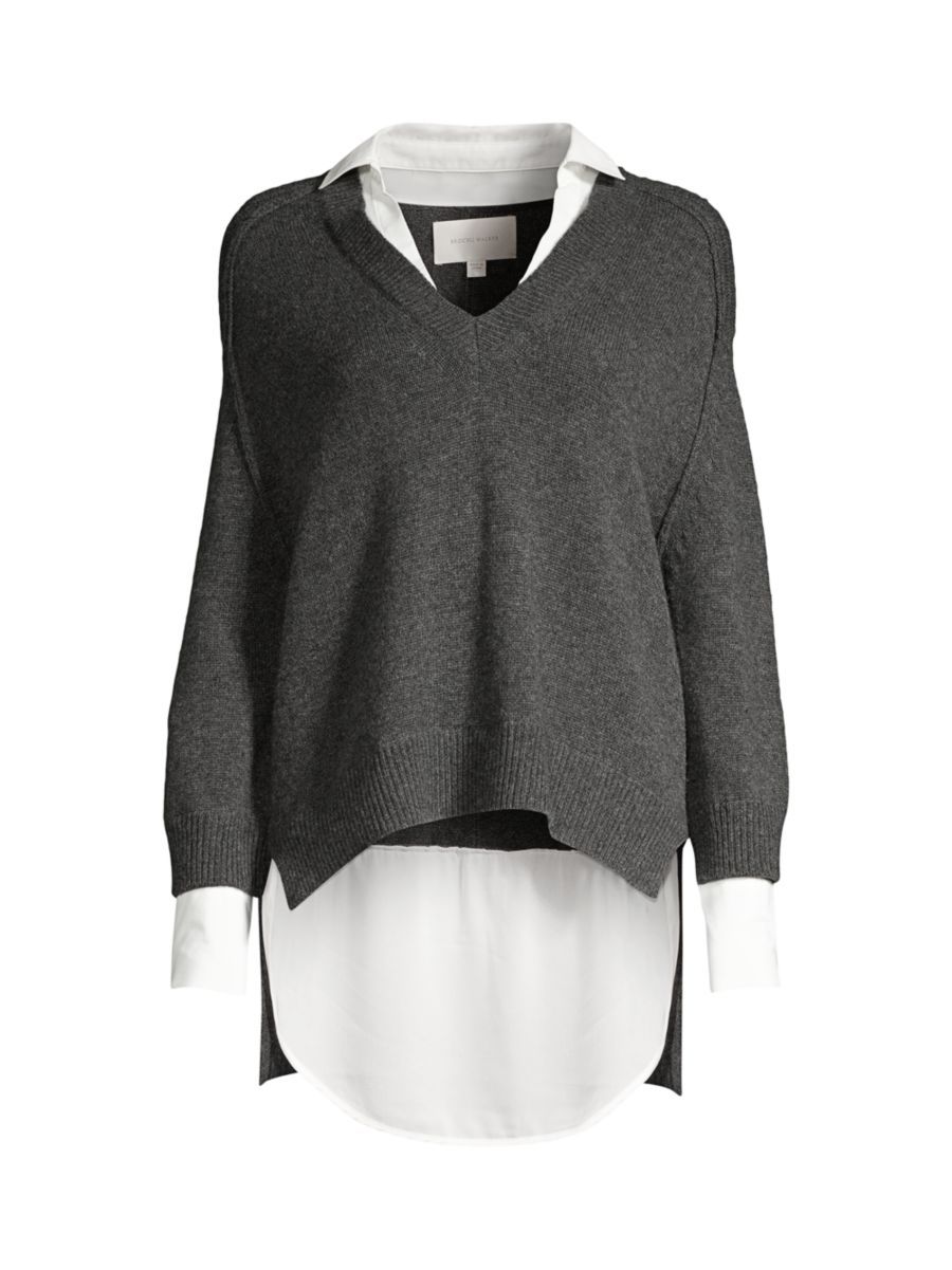 Knitted Layered Pullover | Saks Fifth Avenue