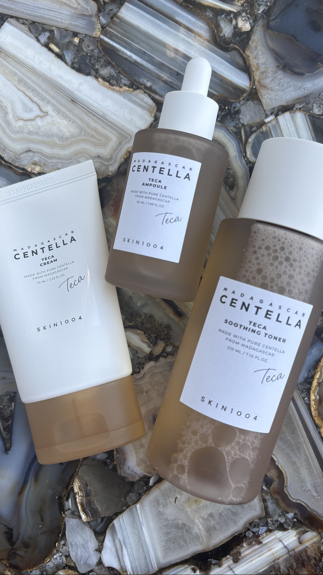 This month’s skincare obsession has been @skin1004official 🤎 
latest additions are: 
SKIN1004 Madagascar Centella Teca Soothing Toner
SKIN1004 Madagascar Centella Teca Ampoule
SKIN1004 Madagascar Centella Teca Cream

Available at @yesstyle 

@bazzaal_ #centella #teca #skin1004 #yesstyle #bazzaal

#LTKgrwm #LTKmorningroutine #LTKBeauty