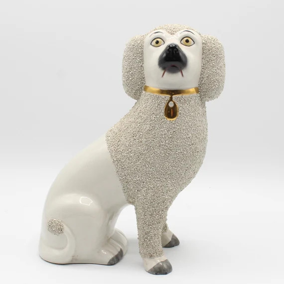 Vintage Reproduction Staffordshire Poodle | Etsy | Etsy (US)