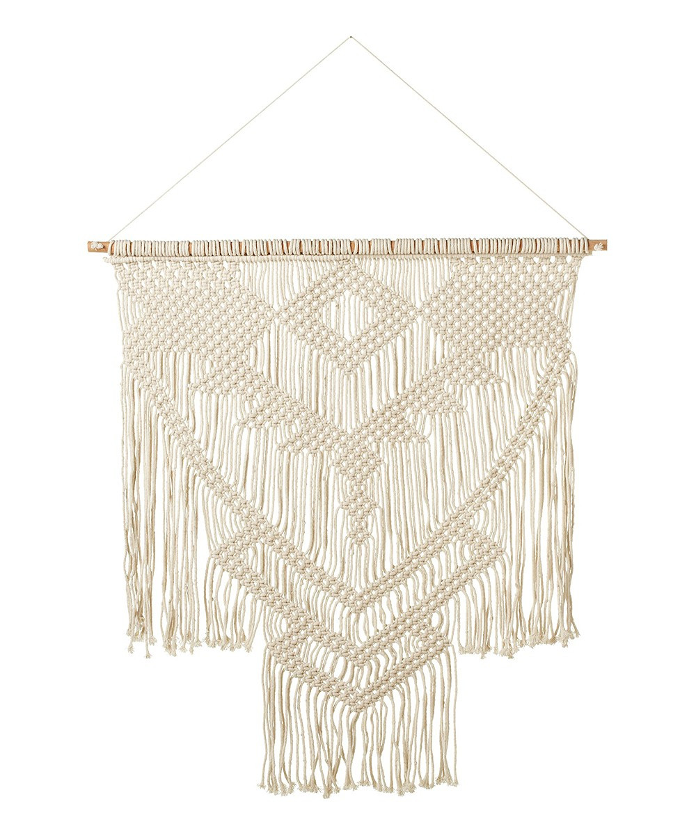 GANZ Wall Decor - Triangular Macrame Wall Hanging | Zulily