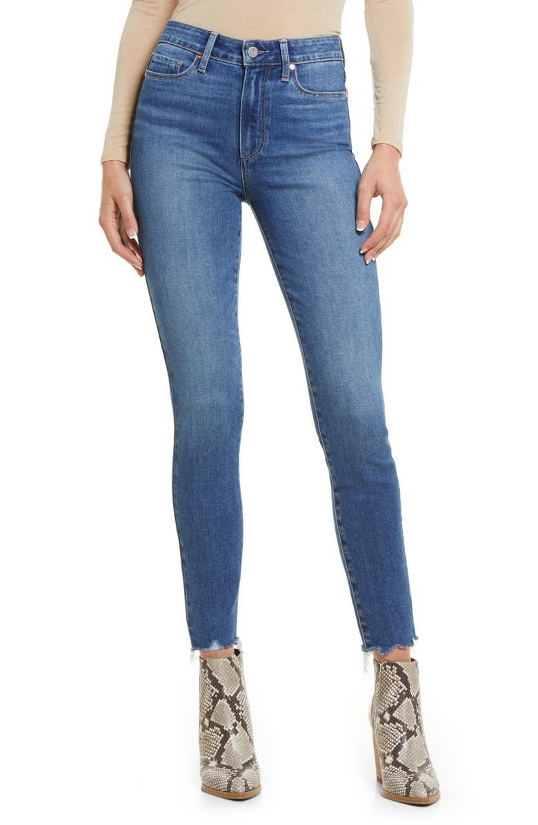 Hoxton Raw Hem Ankle Skinny Jeans | Nordstrom | Nordstrom