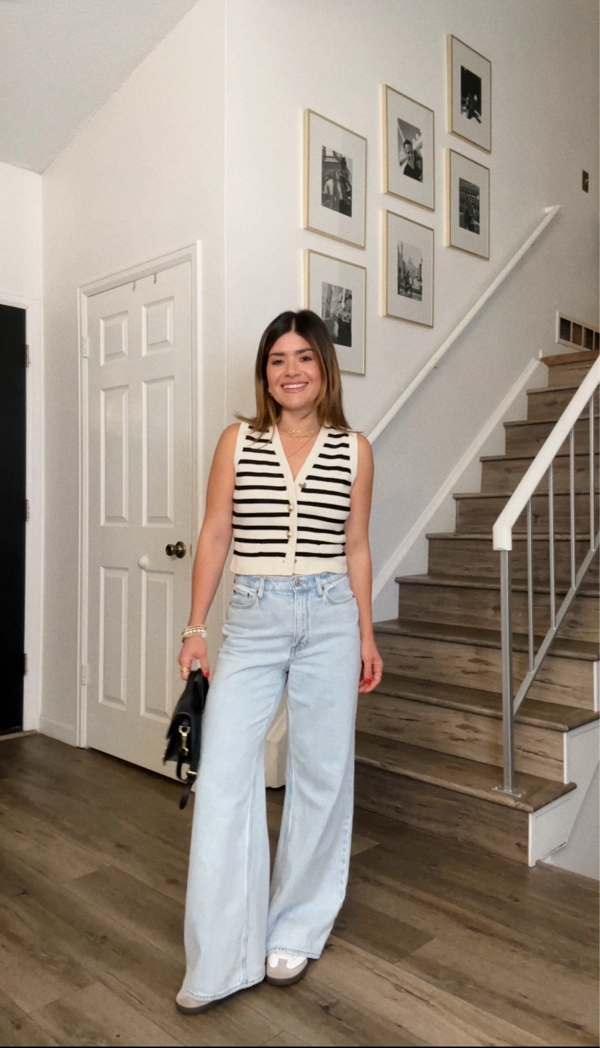 Loving these Abercrombie wide leg jeans so much! They are so comfy and soft.
Vest size xs. Use code CAR10 for 10% off
Jeans size 25
Wide leg jeans, summer jeans, light wash jeans, stripped vest, loose jeans

#LTKFindsUnder100 #LTKStyleTip #LTKSaleAlert