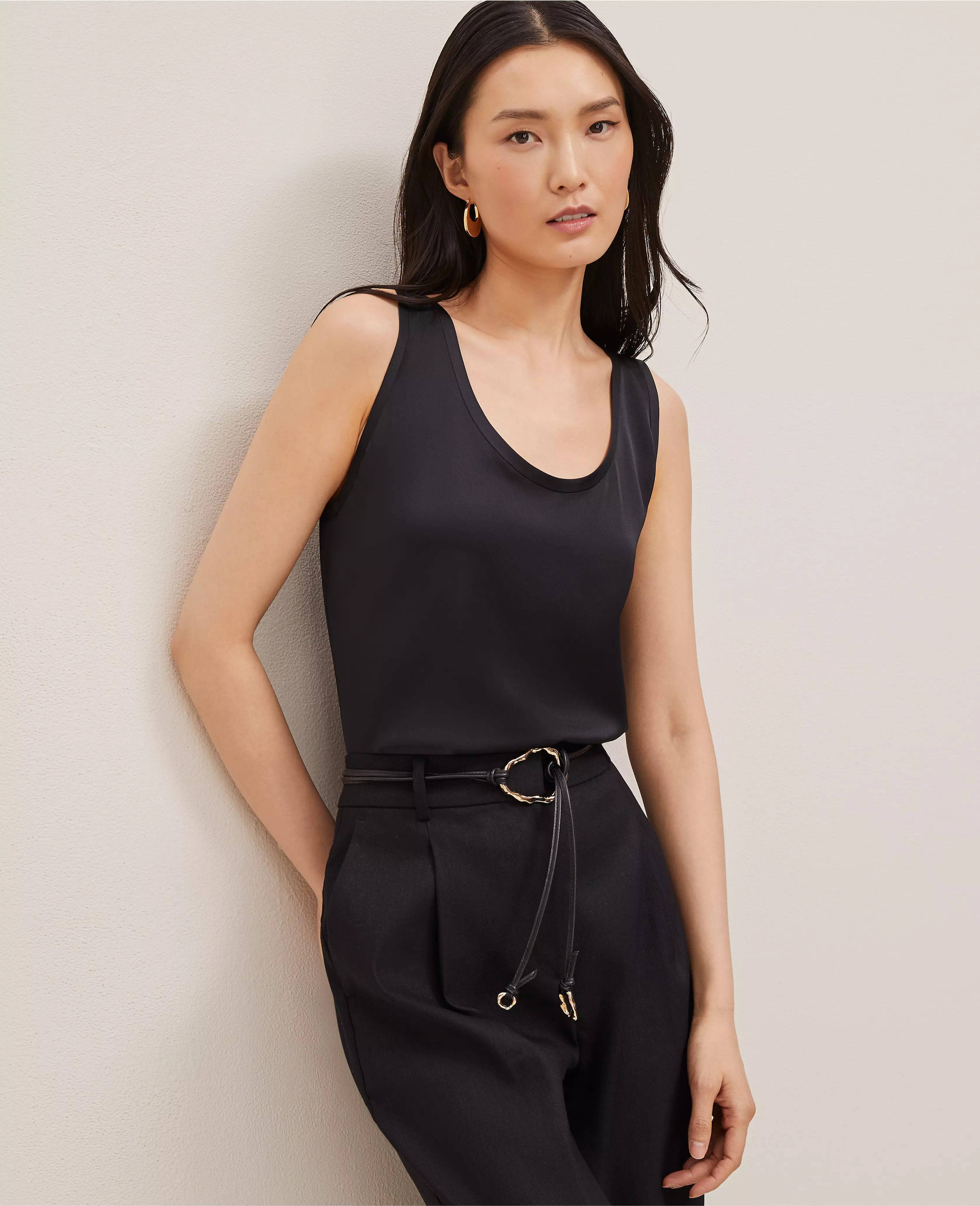 Scoop Neck Tank Top | Ann Taylor