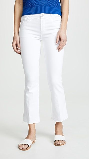 Selena Mid Rise Crop Boot Cut Jeans | Shopbop