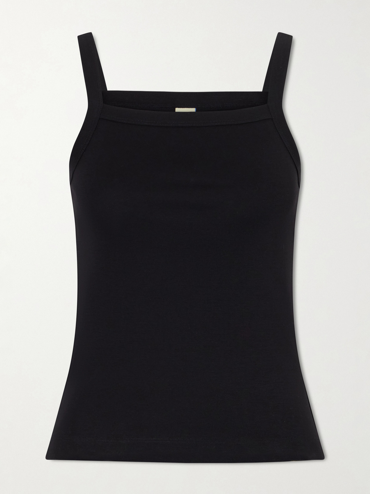 FLORE FLORE - May Organic Cotton-jersey Tank - Black | NET-A-PORTER (US)