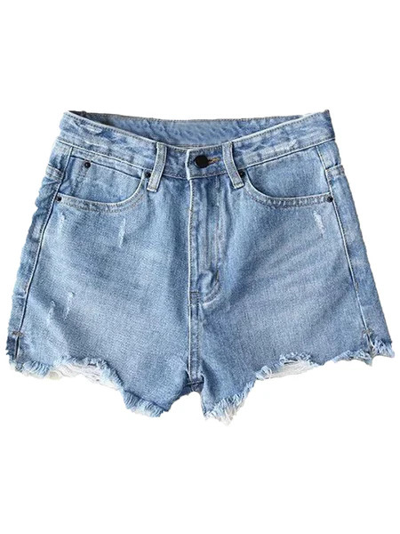 'Rylee' High Waisted Distressed Denim Shorts (3 Colors) | Goodnight Macaroon