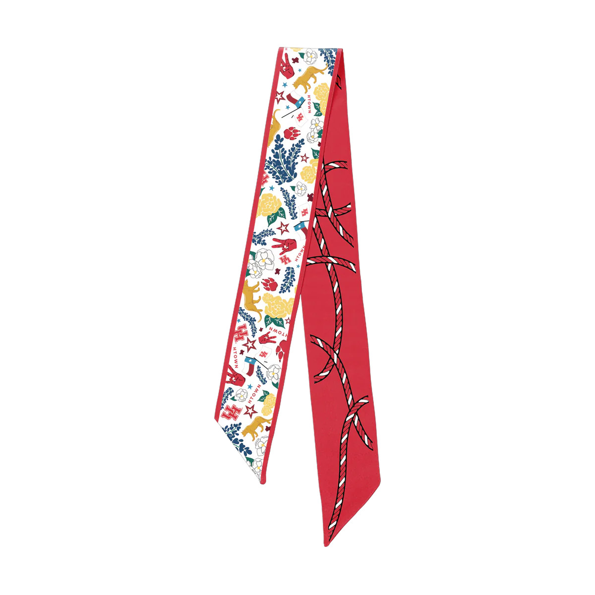 Houston Cougars Skinny Scarf | Saturday Silks