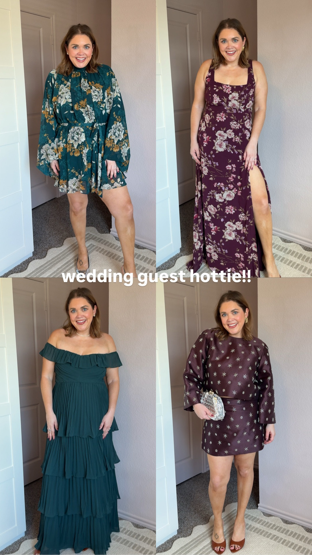 Fall wedding guest dress and matching set event dresses formal. Wearing xl in dresses and size 14 in skirt and top.

#LTKMidsize #LTKgrwm #LTKWedding
