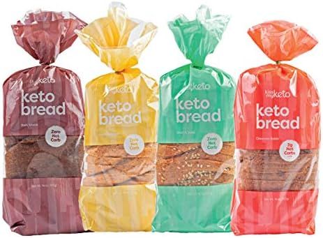 Kiss My Keto Bread — Zero Carb Bread (0g Net), 6g Protein / Slice | Sugar Free, Low Carb Bread ... | Amazon (US)