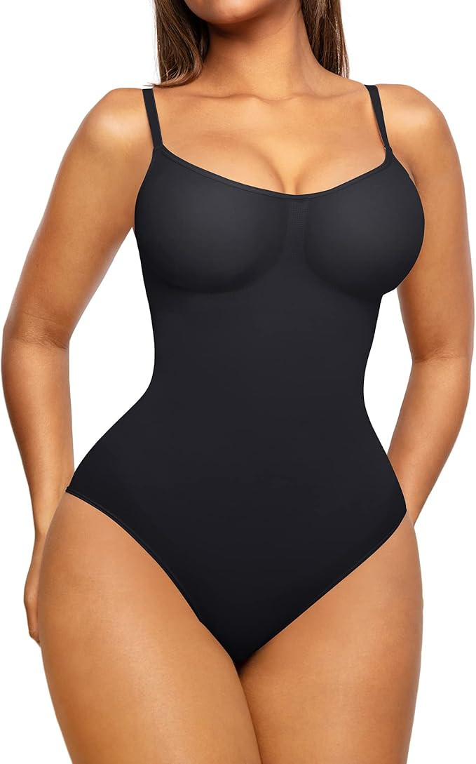FeelinGirl Shapewear Bodysuit Sculpting Body Shaper for Women Tummy Control Seamless Plus Size Bu... | Amazon (US)