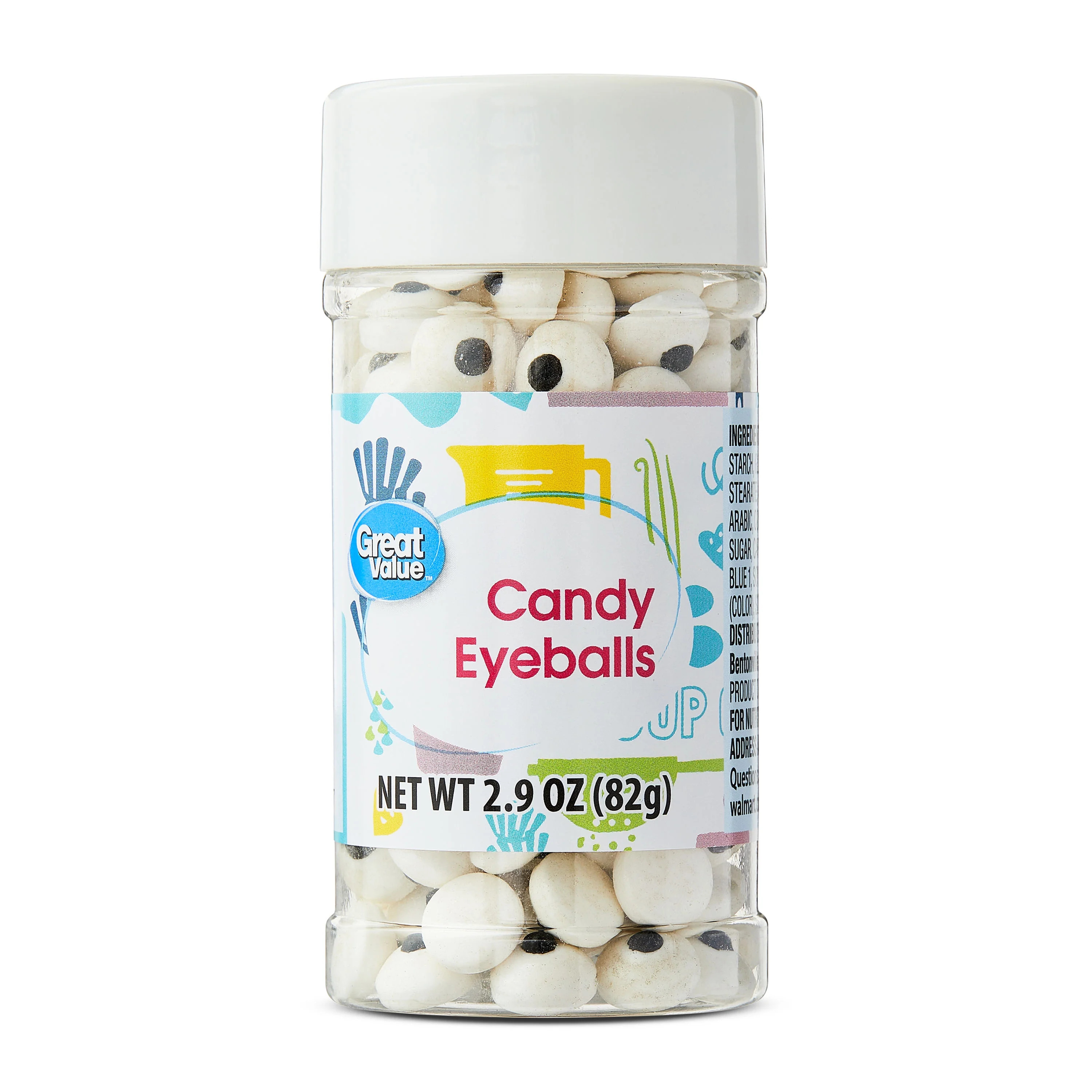 Great Value Candy Eyeballs, 2.9 oz | Walmart (US)