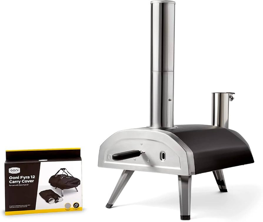 Ooni Fyra 12 Portable Wood Pellet Fired Outdoor Pizza Oven + Free Ooni Fyra 12 Carry Cover Bundle... | Amazon (US)