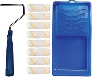 Pro Grade - Paint Roller Tool Kit - 10 Piece Painting Set - Mini Plastic Paint Tray Set, Mini Rol... | Amazon (US)