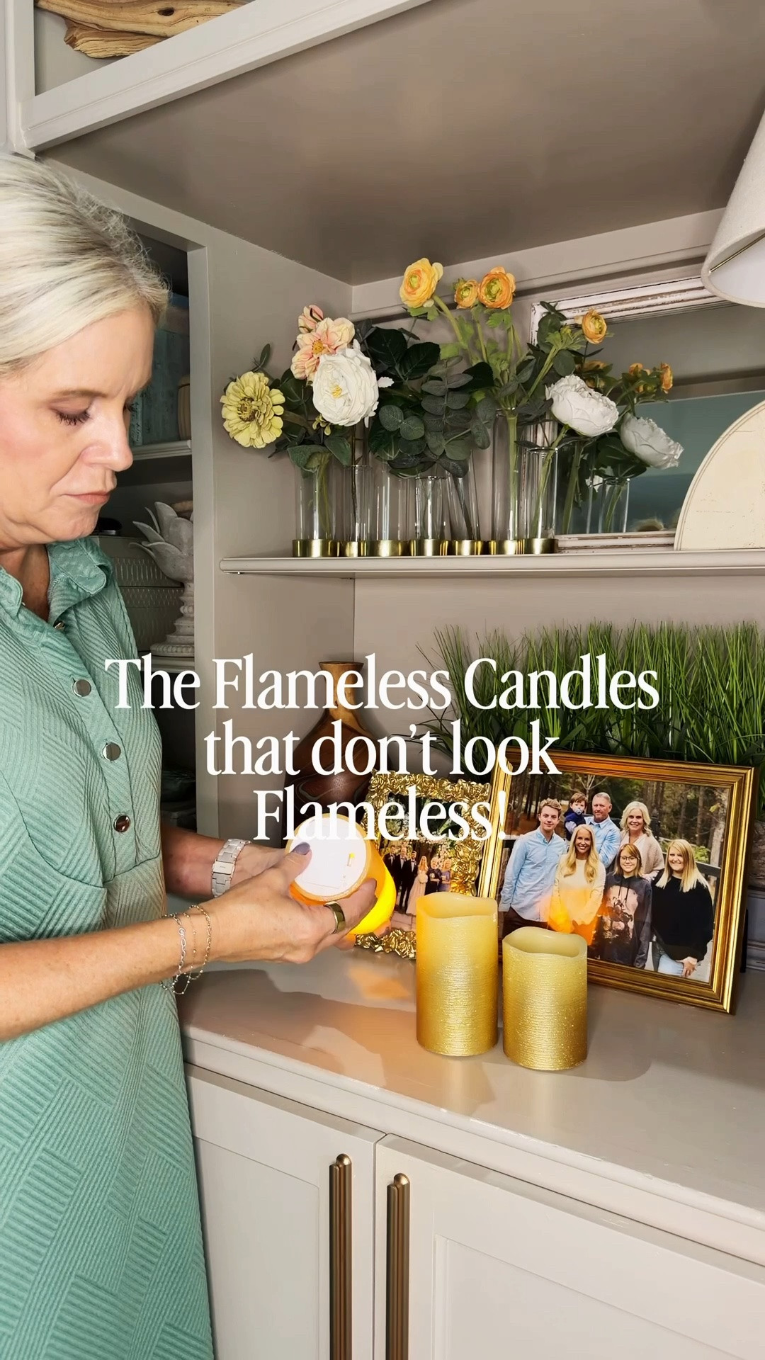 The easiest way to add a little glow to your home! 

These gold glitter flameless flickering candles from Amazon are such a beautiful little décor upgrade—and I love that I can use them for fall AND holiday decorating. 

Style them on a shelf, add them to a centerpiece, place them inside hurricanes, or group them together for a gorgeous warm glow.

The gold glitter adds just the right amount of sparkle, while the flickering effect gives you that cozy candlelight look without an open flame. 

One set + so many ways to style it! Tap to shop and save this idea for your fall and holiday decorating.

#LTKHome #LTKFinds #AmazonHome #AmazonFinds #FlamelessCandles #FallDecor #FallHomeDecor #HolidayDecor #HomeDecor #HomeStyling #CozyHome #SeasonalDecor #AffordableHomeDecor #HomeDecorFinds #DesignDetailsByDana

#LTKSeasonal #LTKWedding #LTKHome