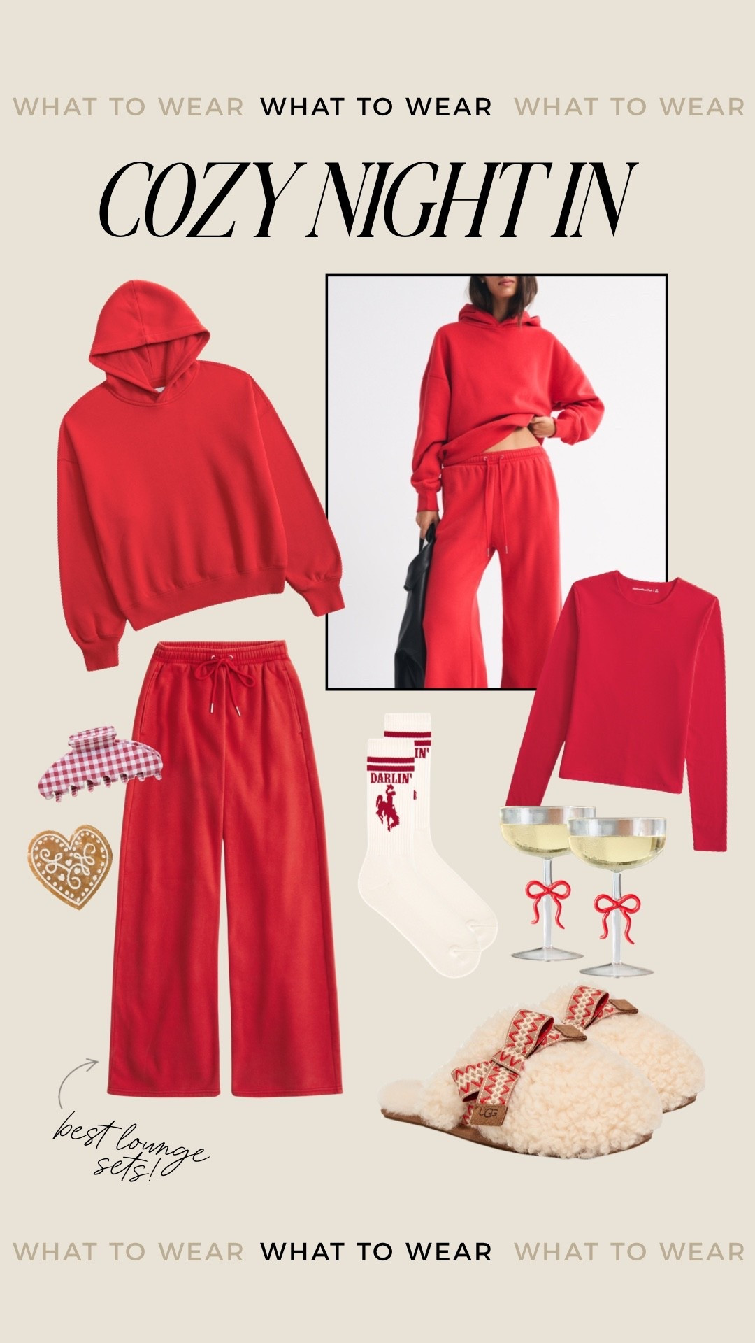 Holiday cozy night in outfit idea. For the low key holiday lovers 

#LTKHoliday #LTKootd