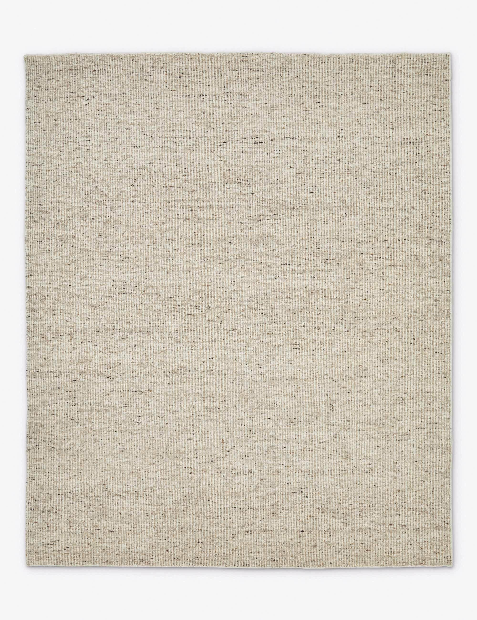 Taos Handwoven Wool Rug, Neutral 9' x 12' | Lulu and Georgia 