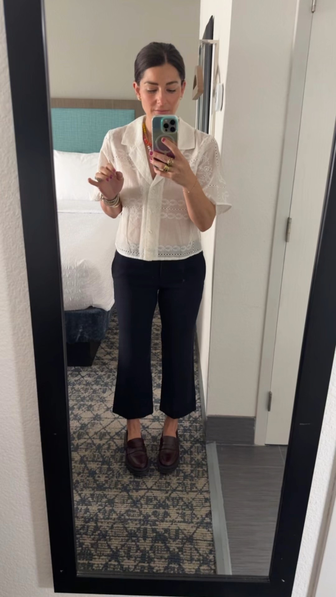 Loved this easy work look! Tagged similar pants with the same flare and fabric 💁🏽‍♀️

#styletip Pair this cutie top with denim and crochet flats for a chic casual look!

#LTKStyleTip #LTKWorkwear #LTKTravel