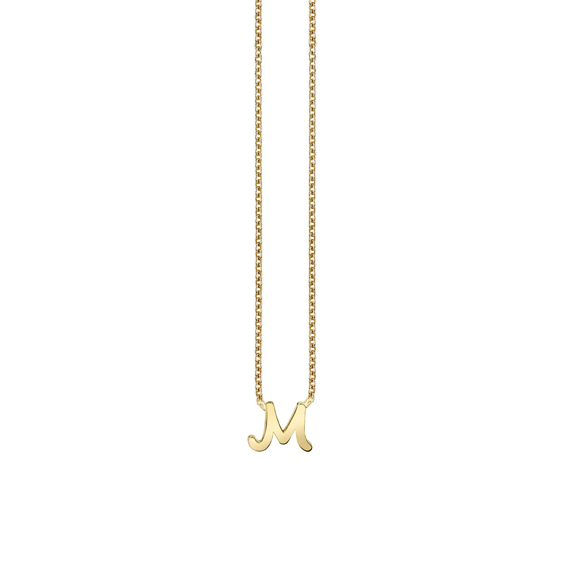 Pure Gold Tiny Initial Necklace | Sydney Evan