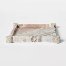 8" Marble Catchall Tray Off-White - Threshold\u2122 designed with Studio McGee | Target