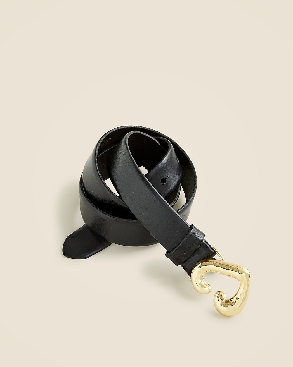 Heart classic belt in Italian leather | J. Crew US