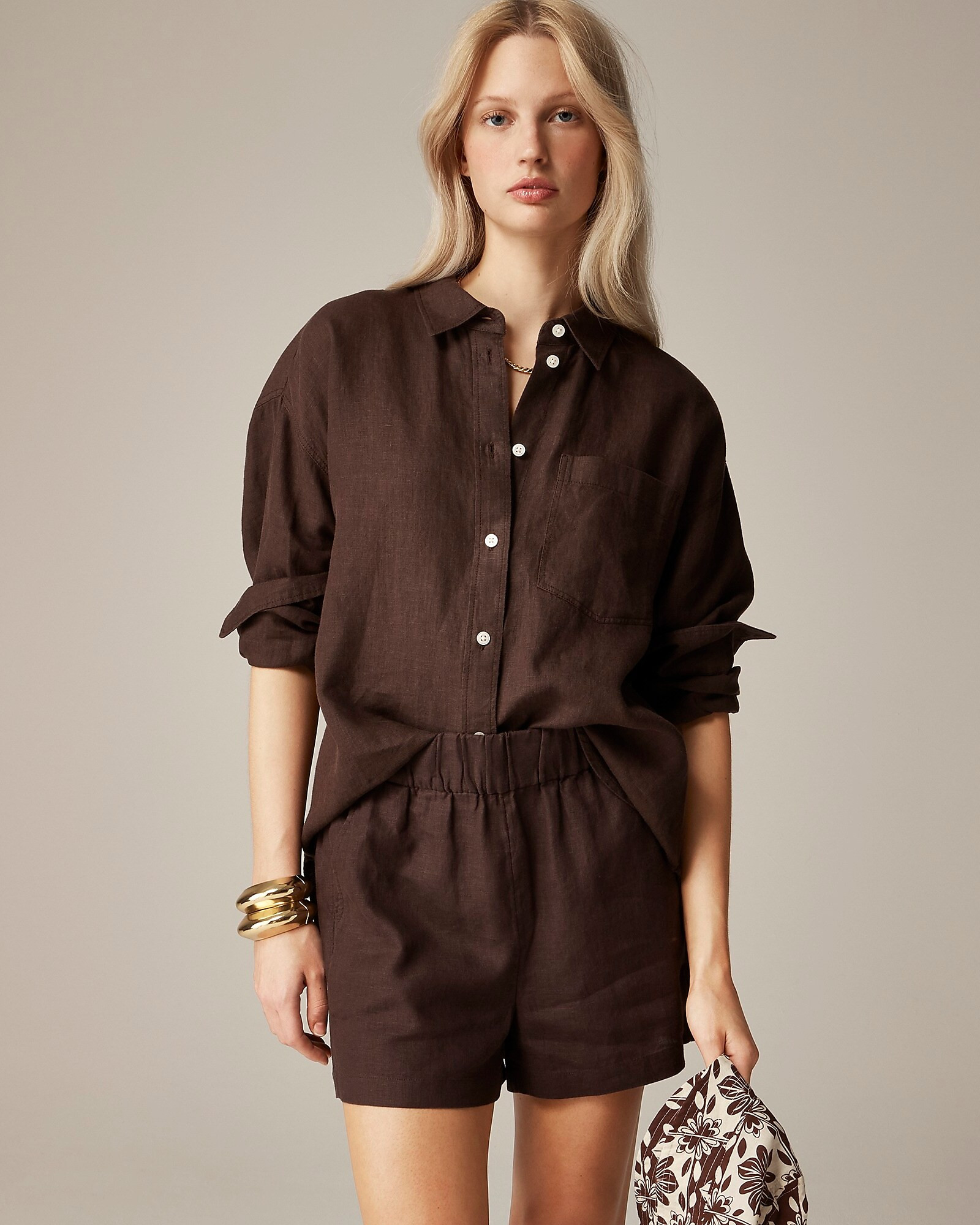Tropez short in linen | J. Crew US