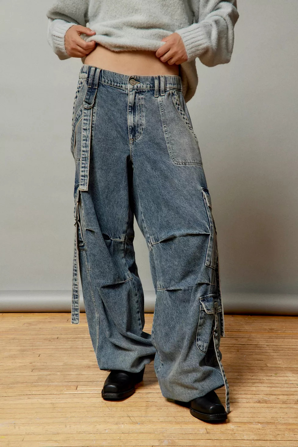 BDG Strappy Cargo Jean | Urban Outfitters (US and RoW)