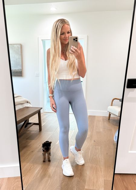 Do I wear my workout clothes to workout? Not unless you count running after my toddler… that’s cardio right?! 
I love these ribbed leggings. They are so comfy and look so cute. 
.
.


#LTKstyletip #LTKFind #LTKfitness