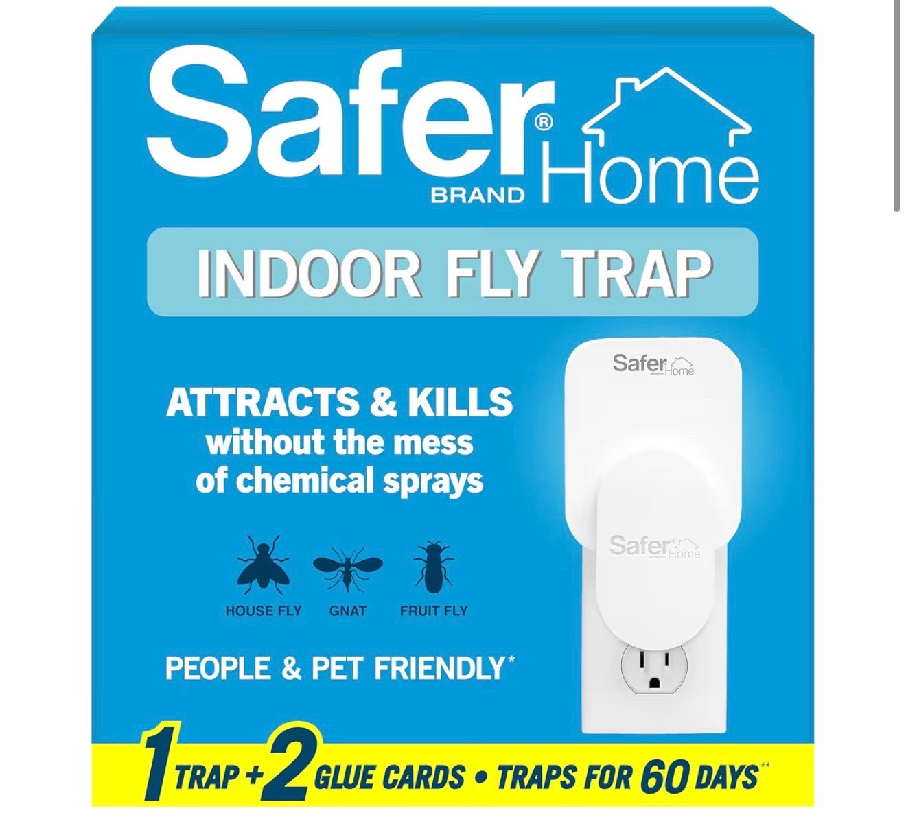 Safer Home Indoor Plug-In Fly Trap