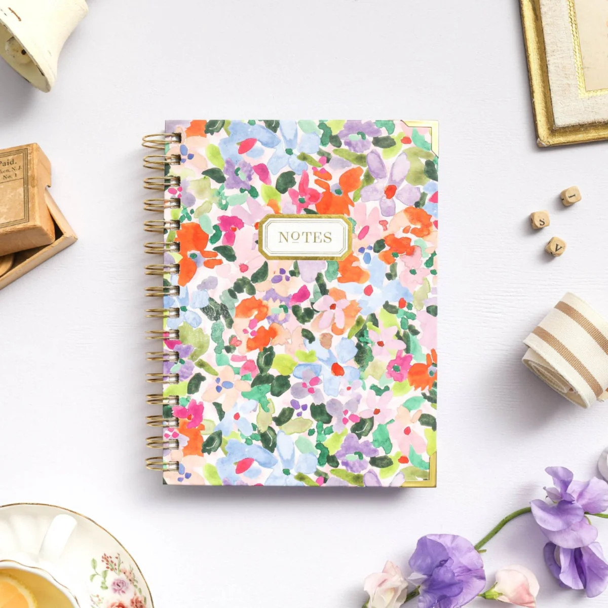 Mini Lined Notebook: Blurred Spring | Day Designer