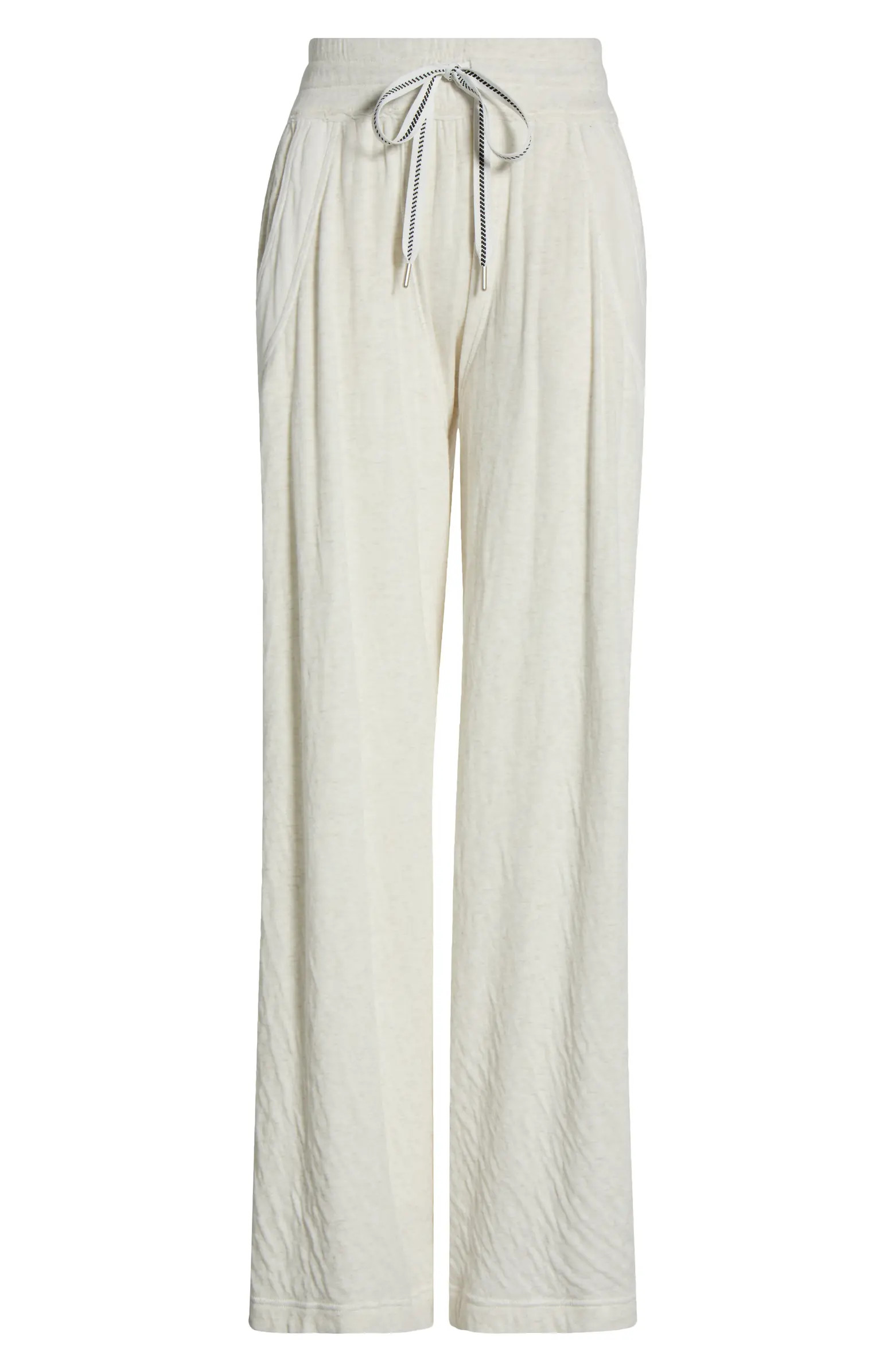 Wait a Minute Drawstring Cotton Wide Leg Pants | Nordstrom