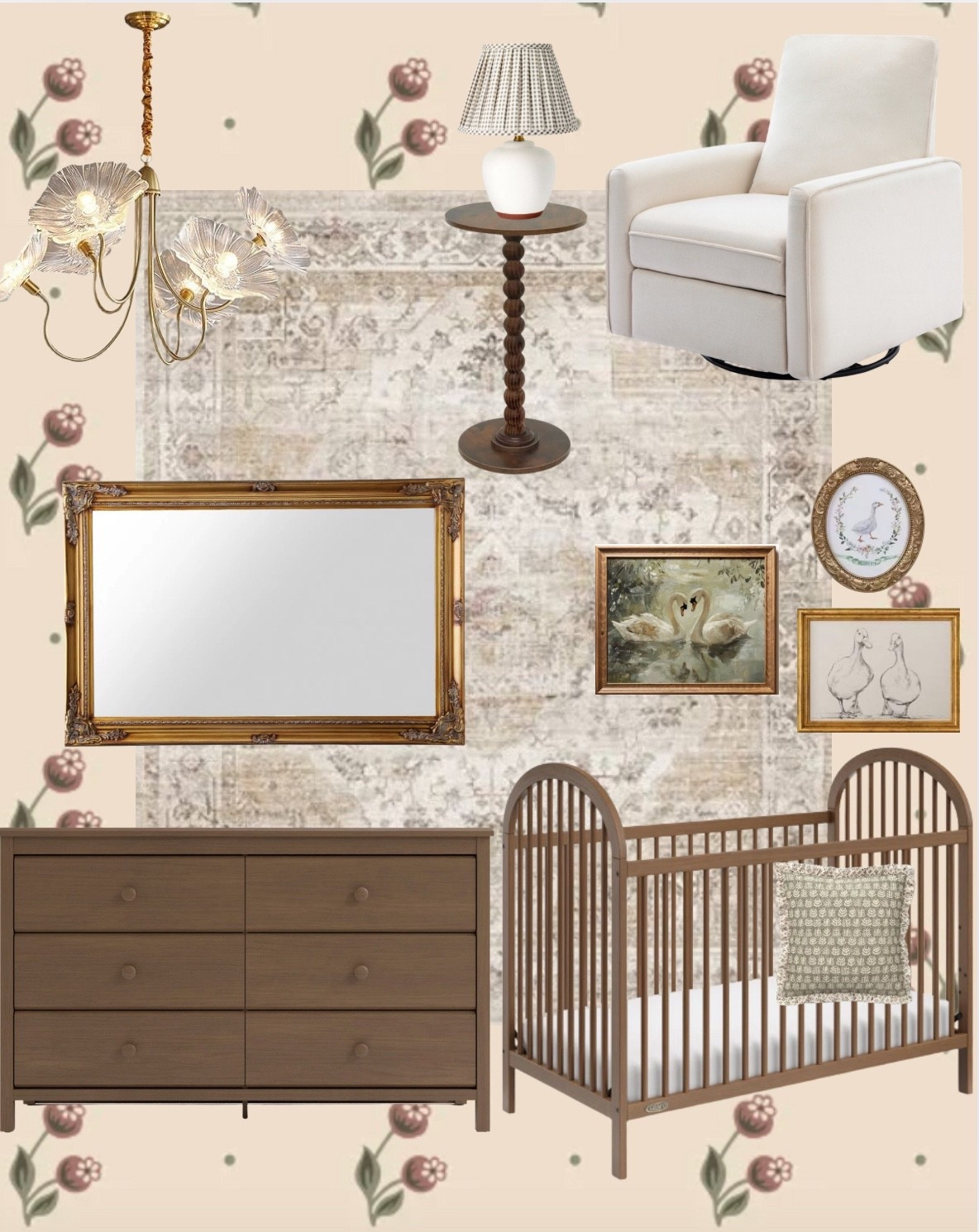 Baby Girls nursery 

#LTKFindsUnder100 #LTKBaby #LTKHome
