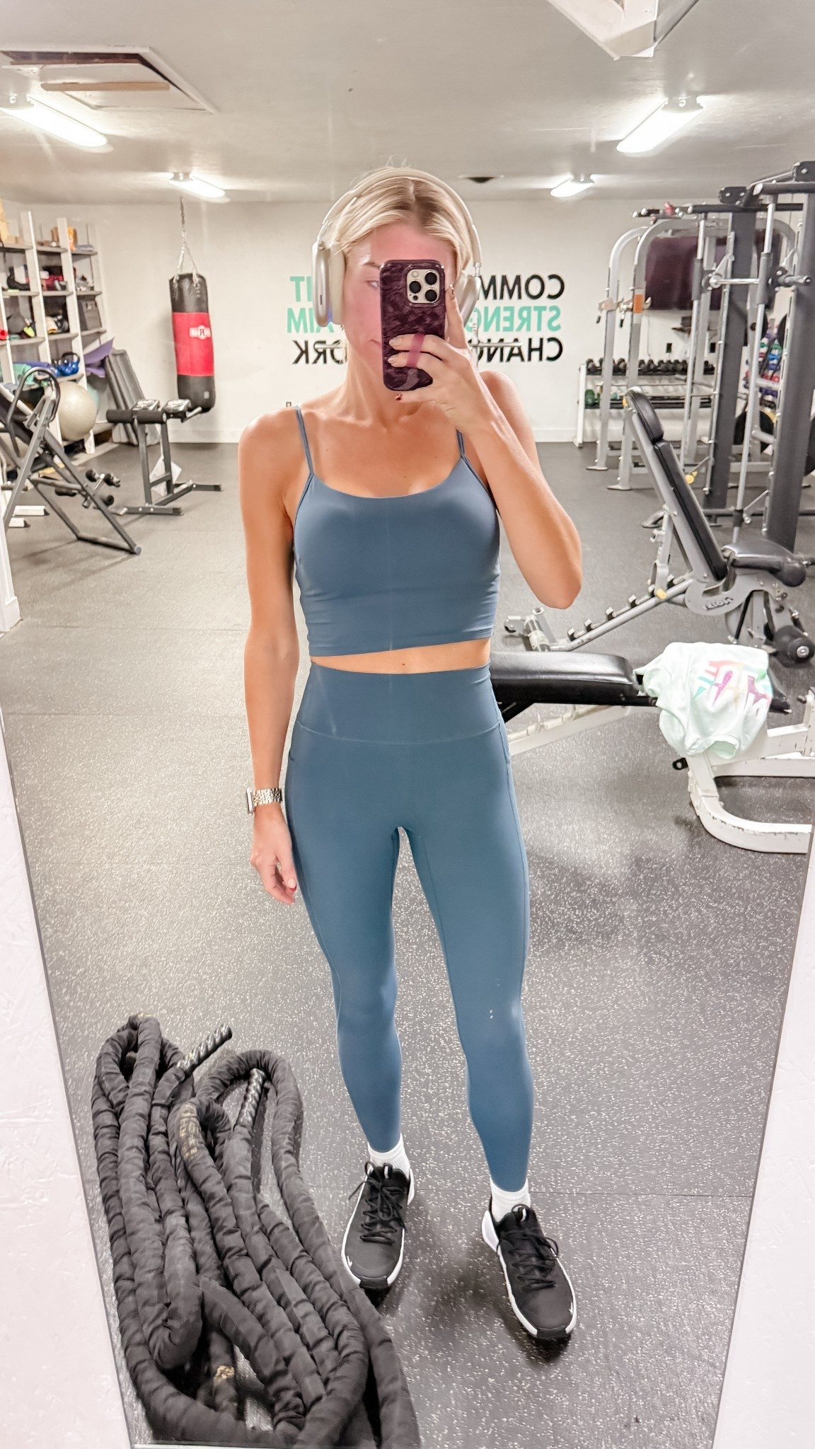 Another favorite set from Amazon! 
Medium top
Small leggings 