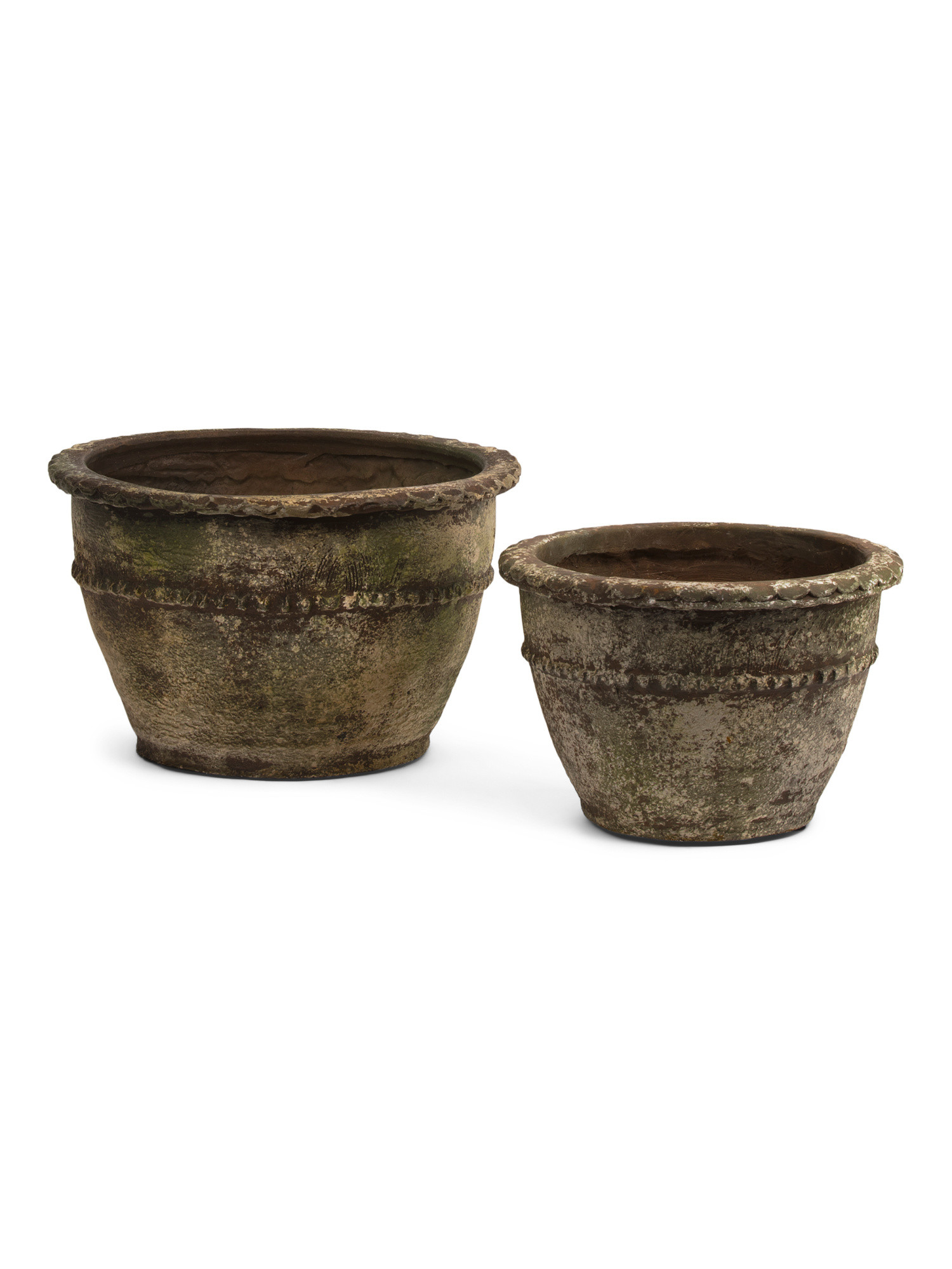 2pc Distressed Planters Set | TJ Maxx