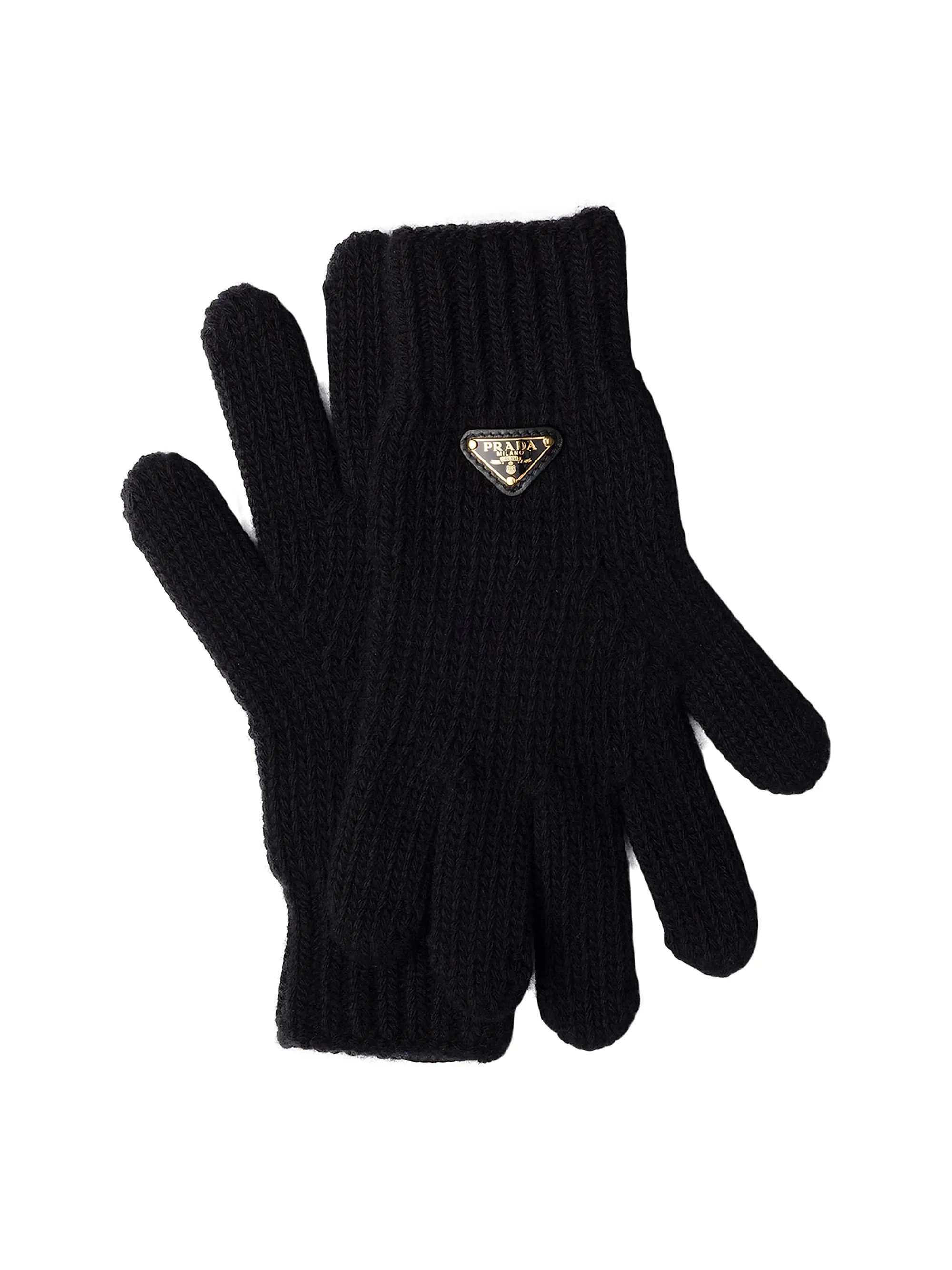 Prada Wool Gloves | Saks Fifth Avenue | Saks Fifth Avenue