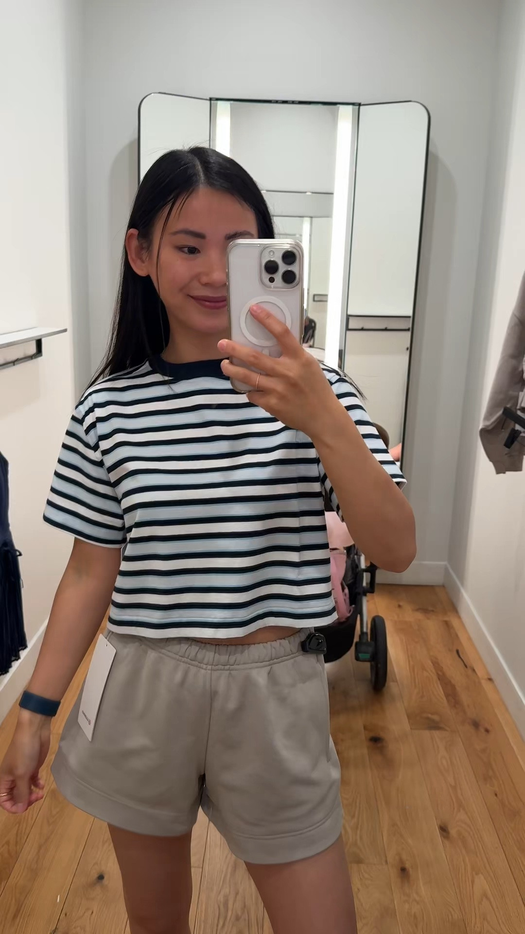Lululemon French terry set try on. I loved the shorts and the tee but the sweater was huge no for me. The proportions felt so off. It was giant in the sleeves and shoulders and so tight in the body and cropped. 

Top size XXS
Shorts size XS
Sweater size XS

#LTKcanada #LTKsummer #LTKfitness
