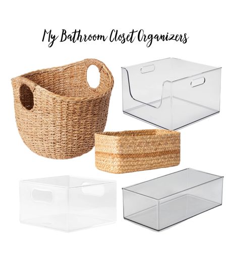 Organization made easy, using clear bins and baskets. Love being able to see what I have and have a place for everything. #organization #bathroom 

#LTKstyletip #LTKhome