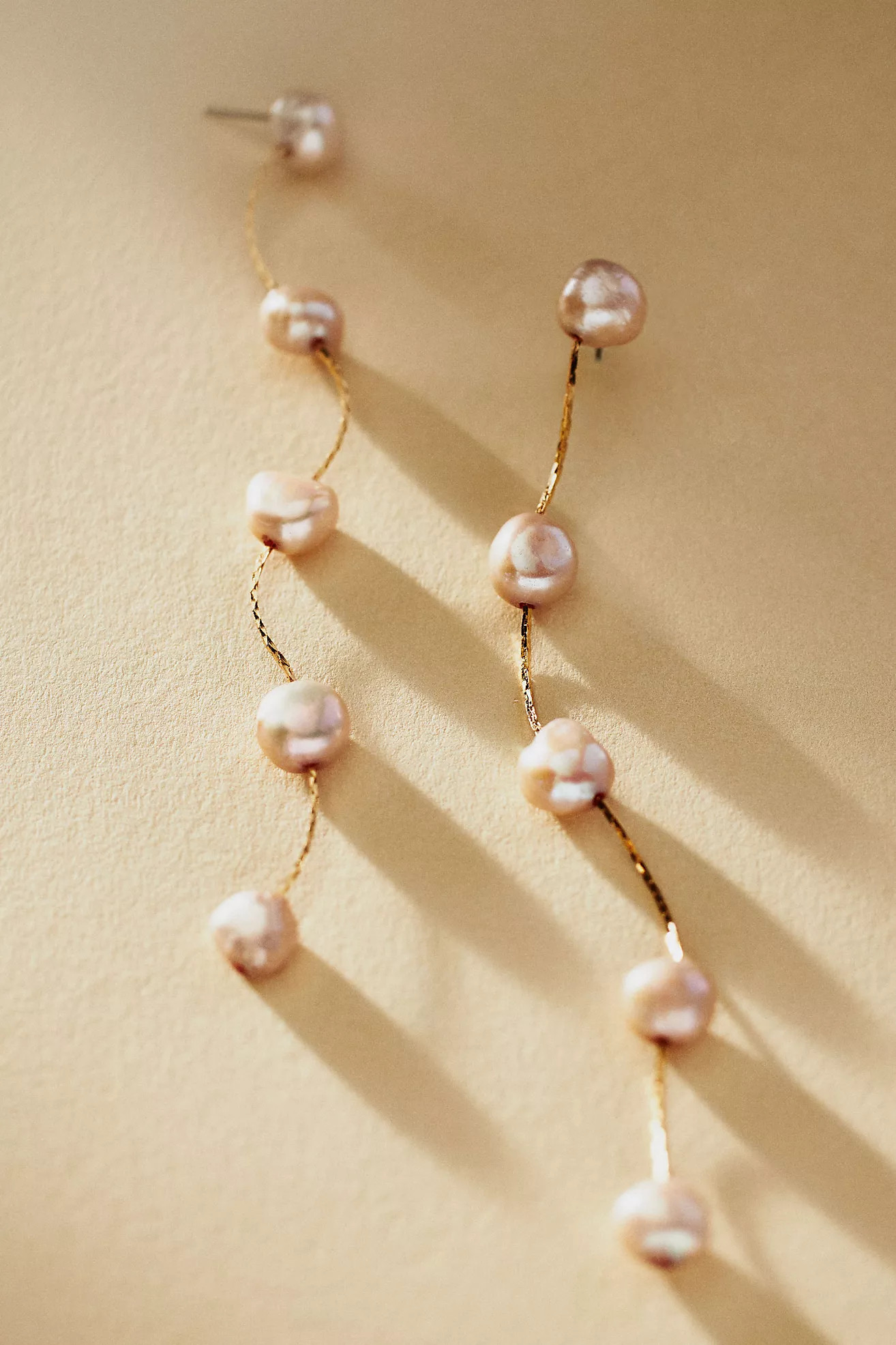 Ettika Dripping Pearl Delicate Drop Earrings | Anthropologie (US)