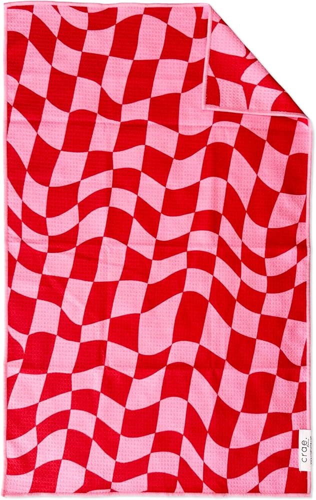 crae. Double-Sided Microfiber Kitchen & Bath Hand Towels -High Absorbent Waffle Towels, Washing M... | Amazon (US)