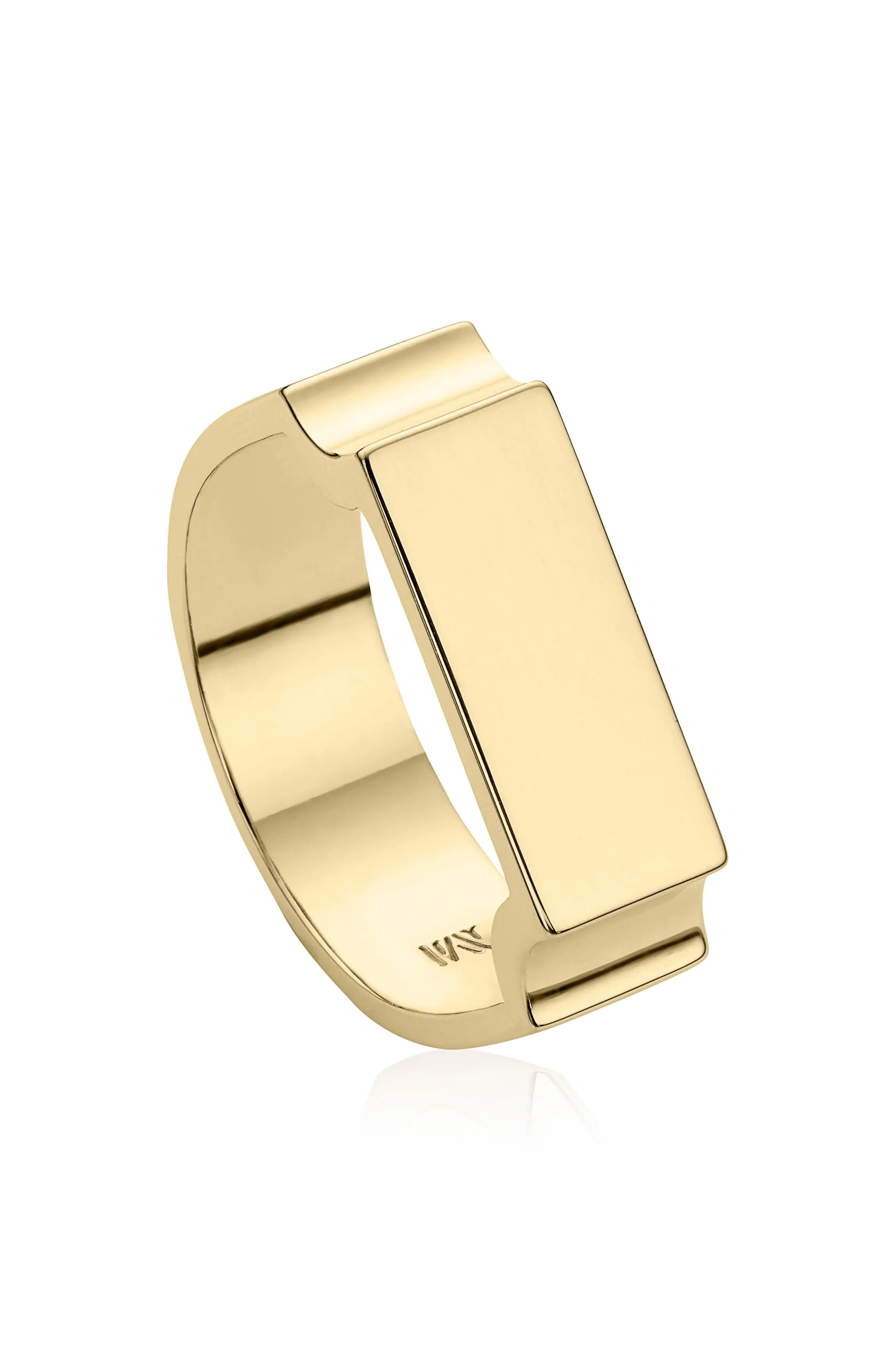 Women's Monica Vinader Engravable Wide Signature Ring | Nordstrom