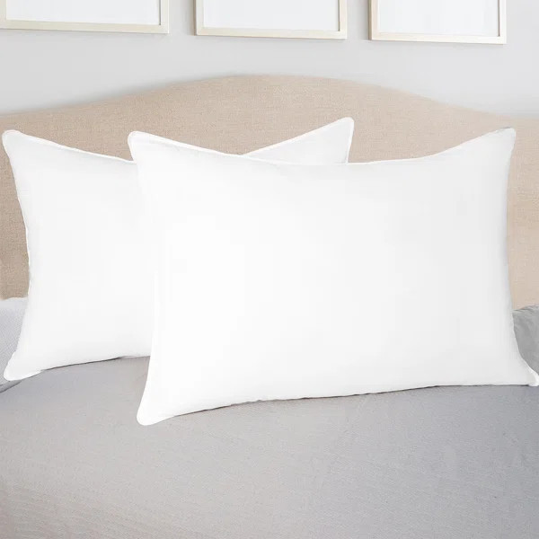 Down Alternative Medium Weight Bed Neck Support Pillow | Wayfair North America