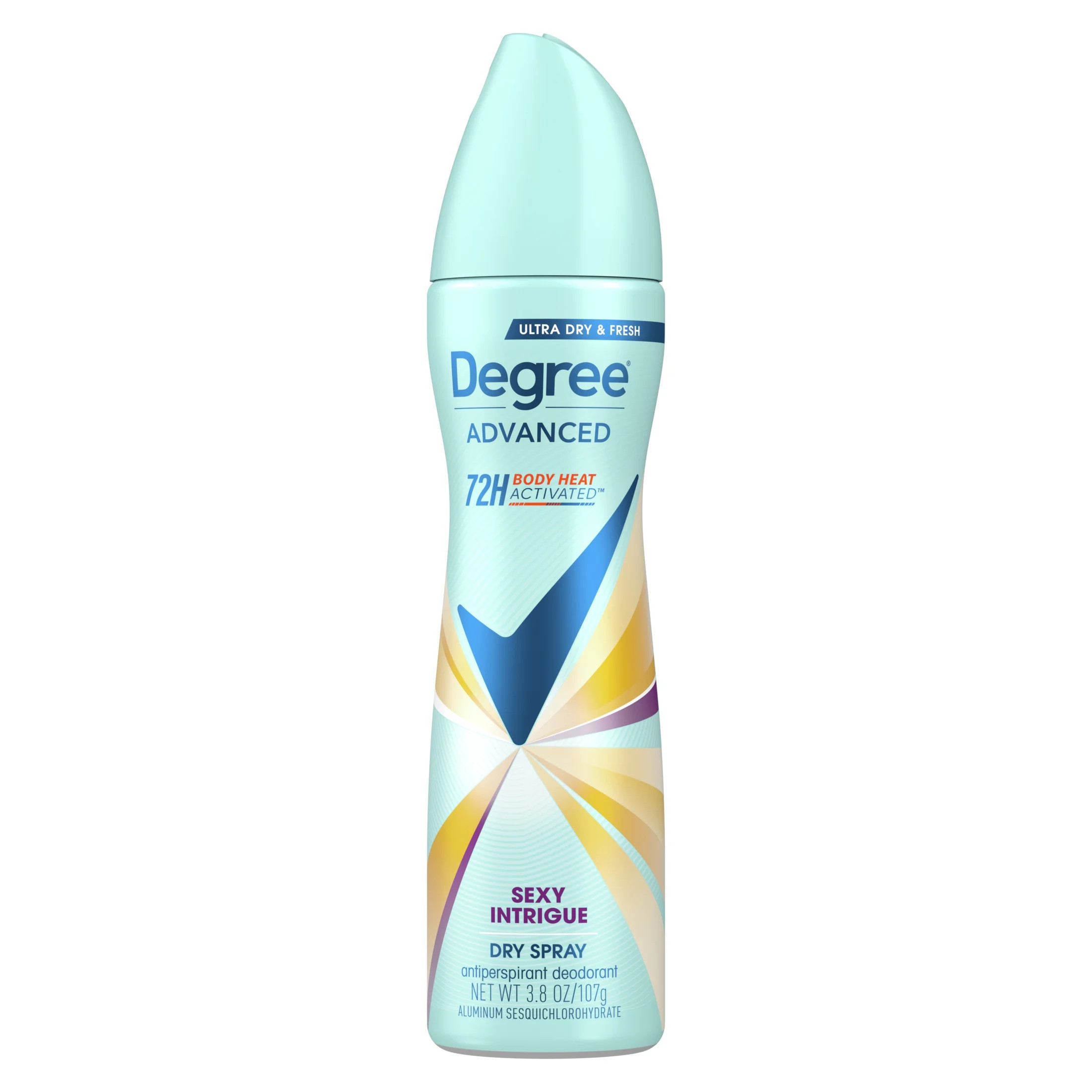 Degree Advanced Long Lasting Women's Antiperspirant Deodorant Dry Spray Sexy Intrigue, 3.8 oz | Walmart (US)