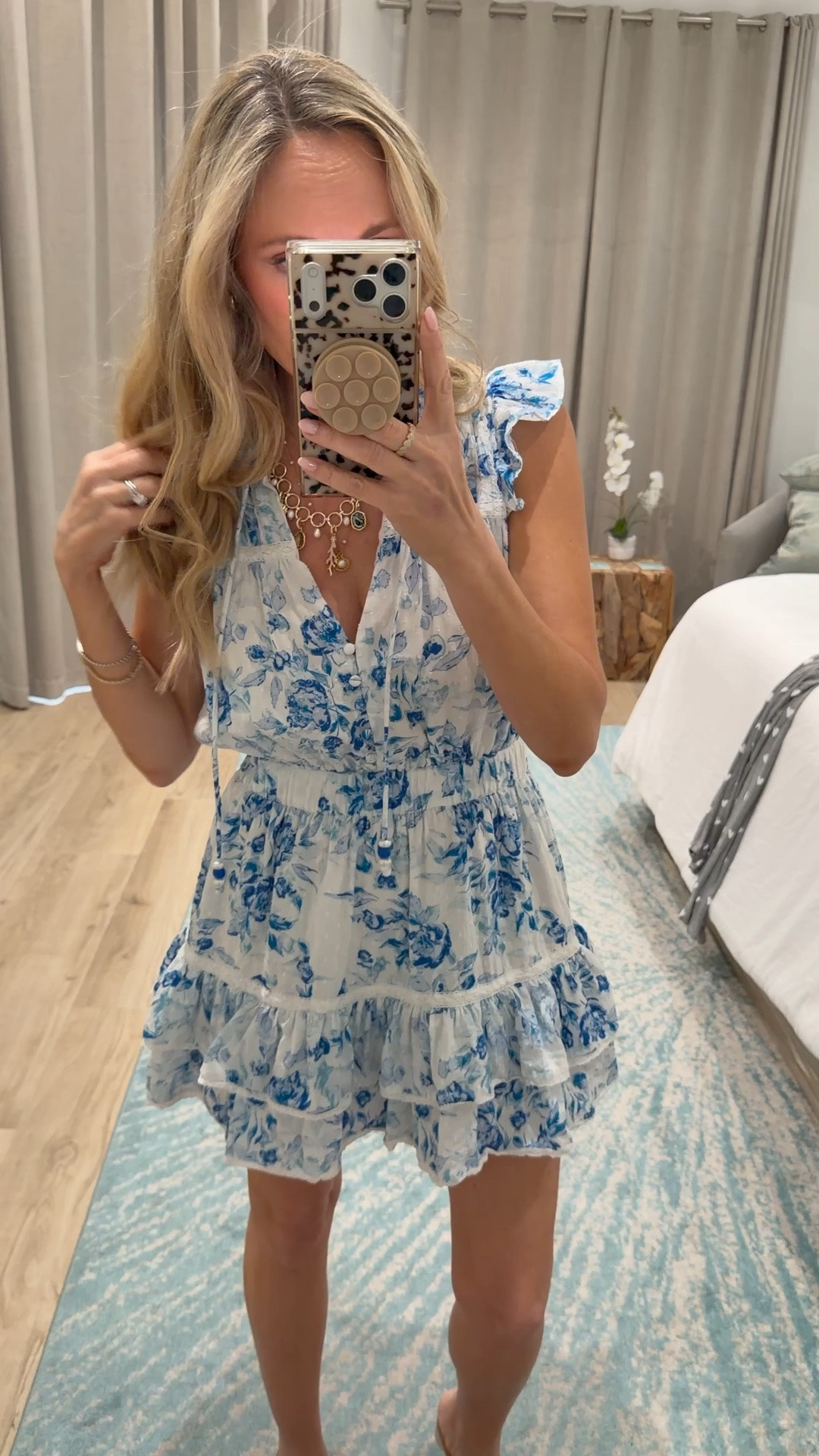 Summer dress 💙 wearing small
Softest cotton fabric and fits so beautifully.

#LTKgrwm #LTKOver40 #LTKootd